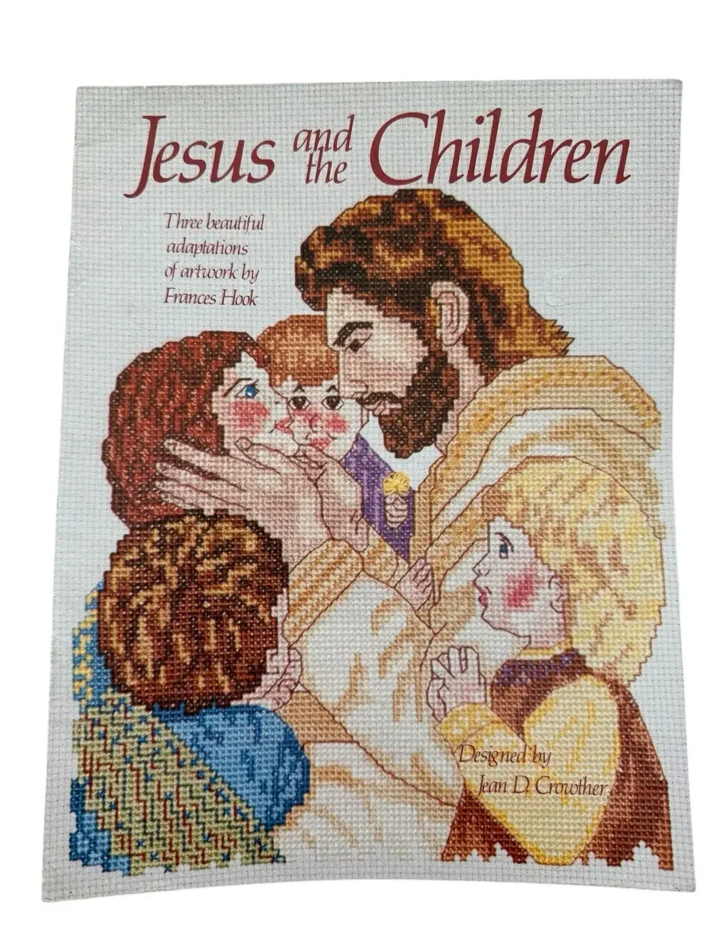 Vintage Jesus and the Children Cross Stitch Design Booklet 1984 Frances Hook